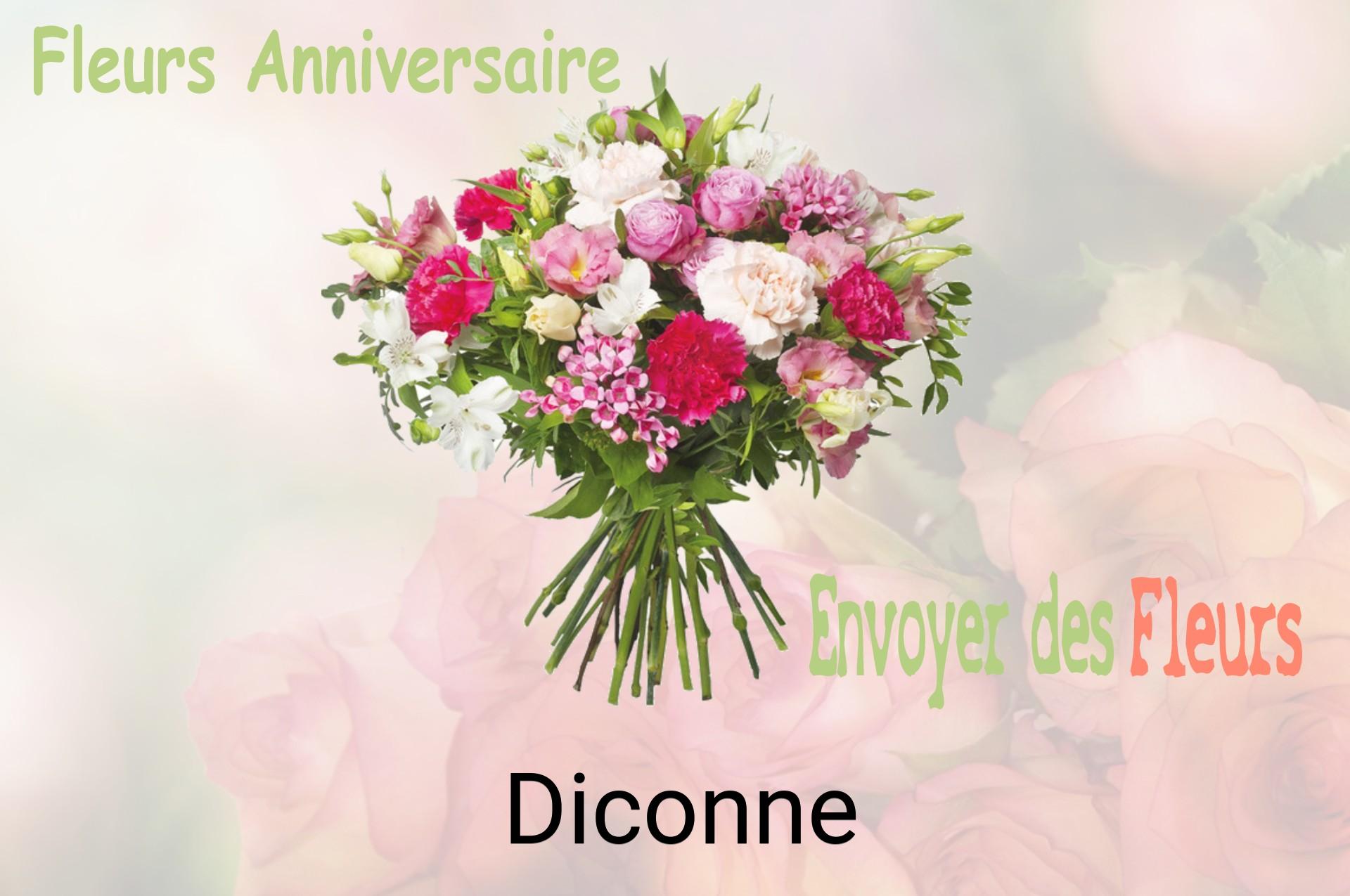 Bouquet de fleurs d’anniversaire livré à Diconne